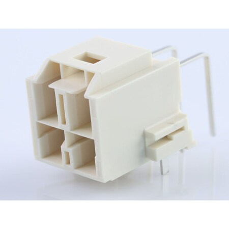 Molex Cp-6.5 Header, 6.50Mm Pitch, Dual Row, Right-Angle, Polarized, Through Hole 2035551214